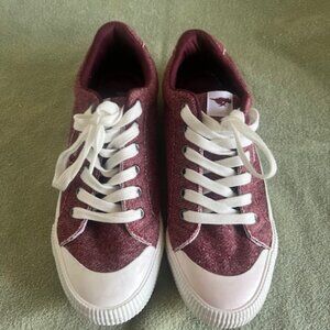 Rocket Dog Burgundy Fashion Sneakers Size 10 Womens